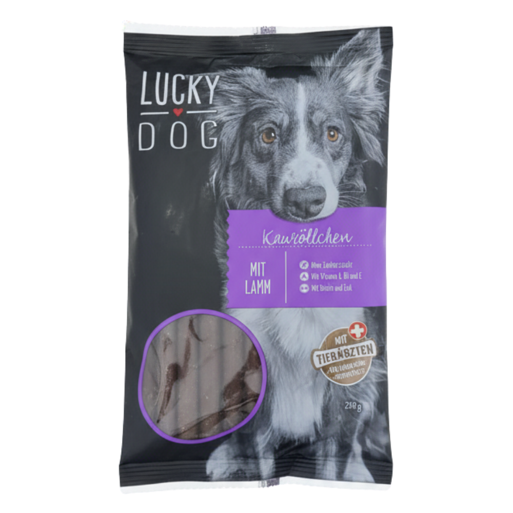 Lucky Dog Lamb Chew Rolls For Dogs 230g.