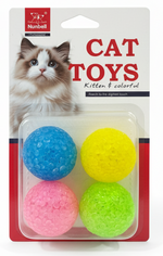 Nunbell Cat Toy 4 Small Ball with Bell