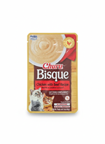 Churu Bisque chicken with beef recipe for cats 40g.