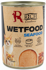 Rich Excellence Cat Wet Food SeaFood Can 400g