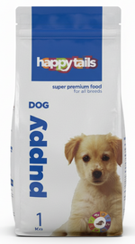 Happy Tails Dry Food For Puppies 1 kg.