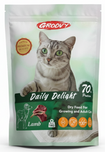 Groovy Daily Delight DryFood for Cat with Lamb 1kg