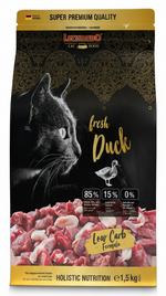 Leonardo GF and holistic Dry Food For adult Cats With fresh Duck 1.5 Kg.