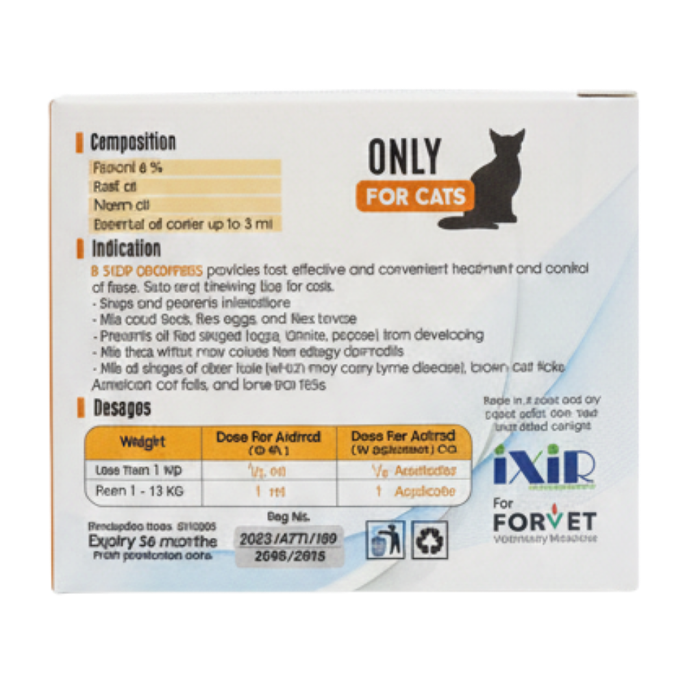 Pet supplement packaging with text and branding on a white background