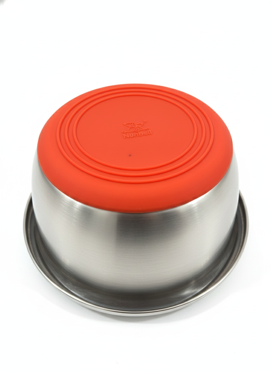 Nunbell Pet Food Bowl with Rubber 18Cm