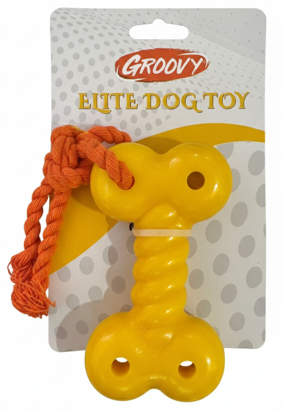 Groovy Elite Dog Toy Bone Small