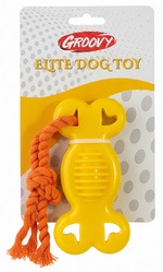 Groovy Elite Dog Toy Braided Bone