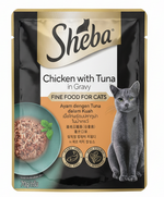 Sheba Premium Cat Food Chicken With Tuna In Gravy 70g