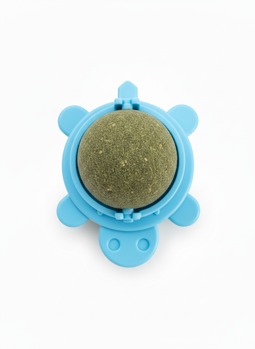 Bomei Pet Catnip Turtle Shape Cat Toy
