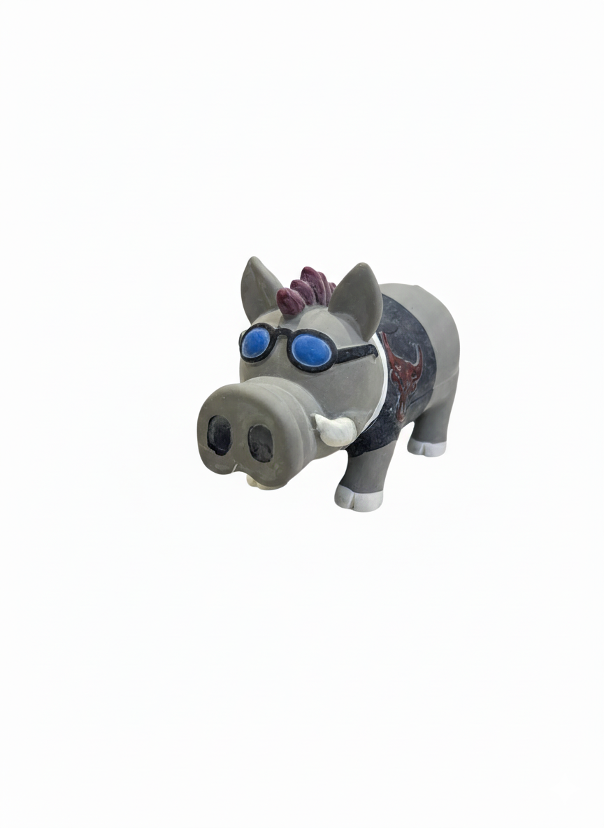 Orgo Pig Shape Dog Chew Toy.