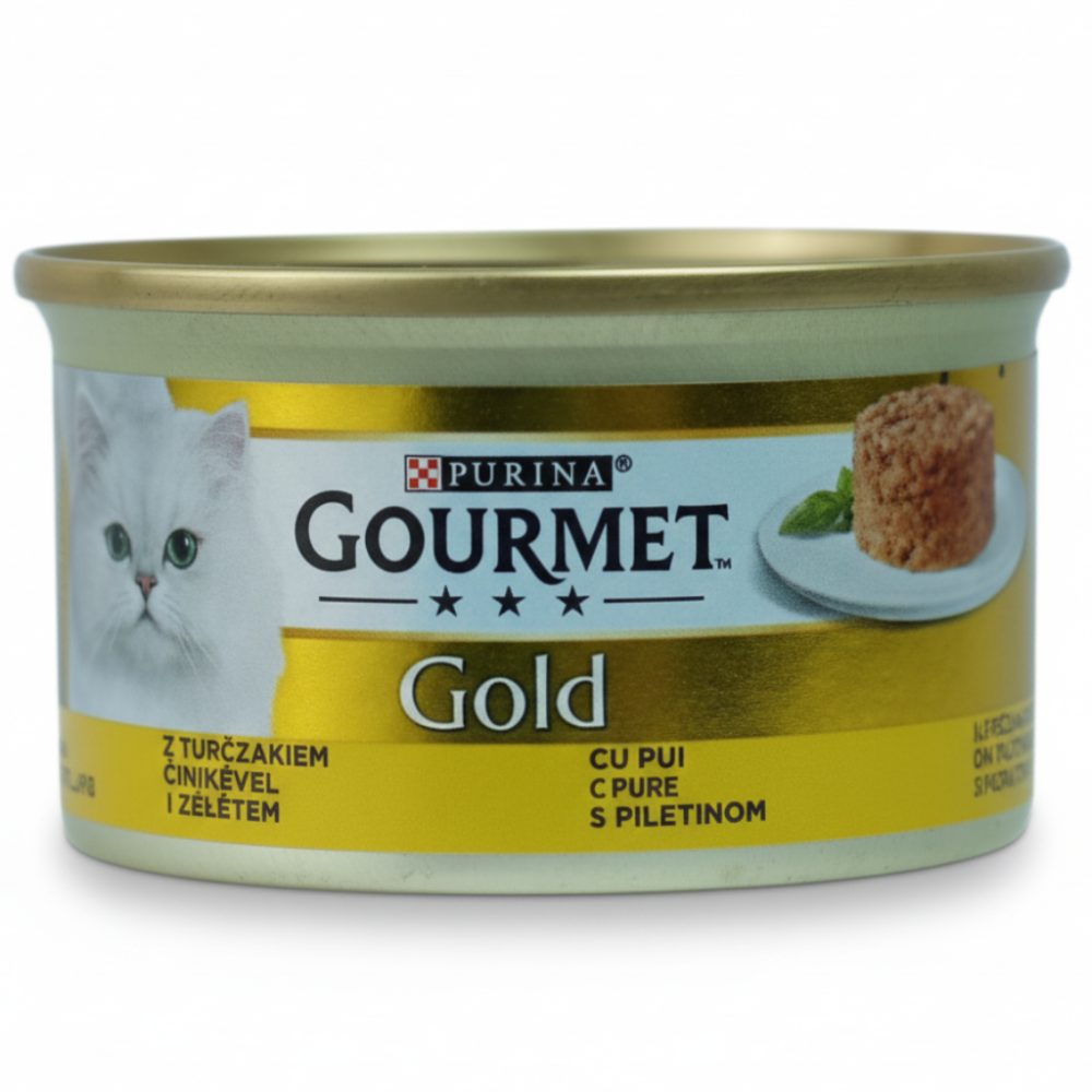 GOURMET PURINA GOLD WITH CHICKEN 85 GR.