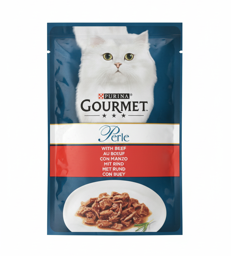 Gourmet Perle with Beef Pouch 85g