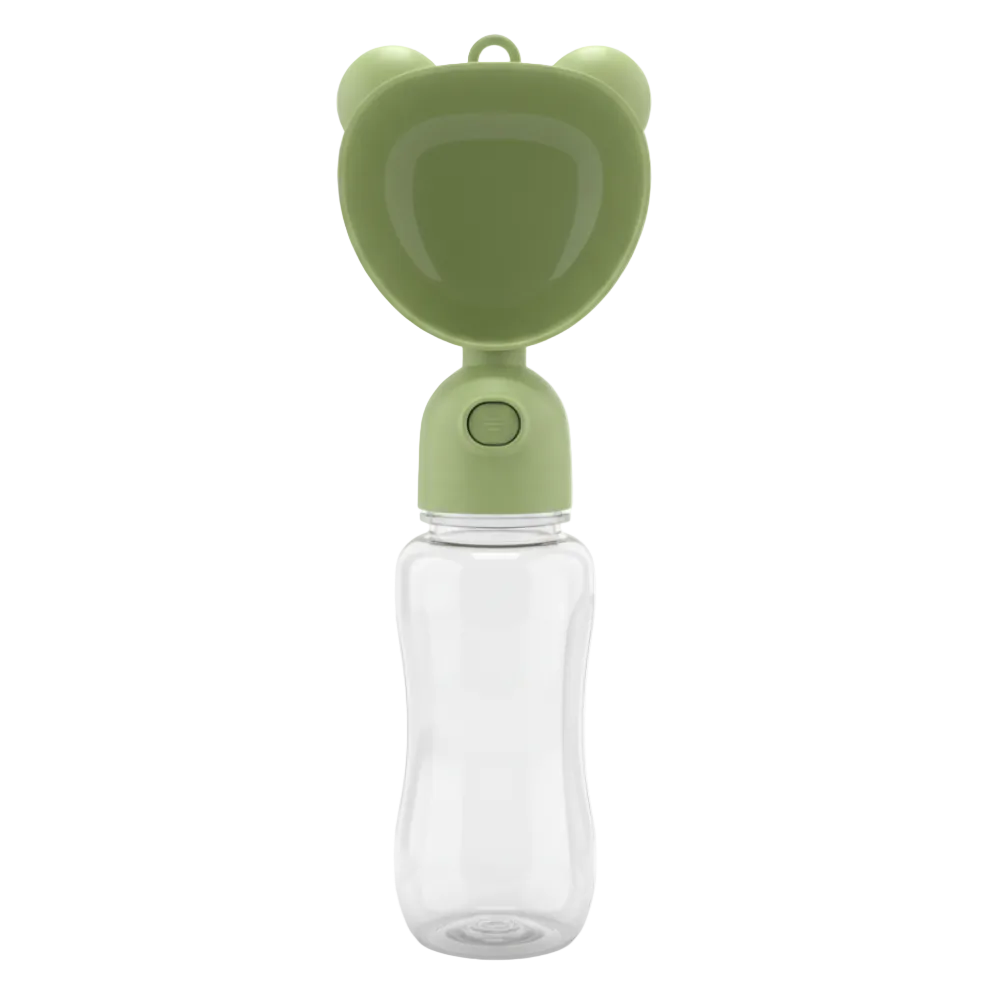 Pet water bottle with cup 550ml.