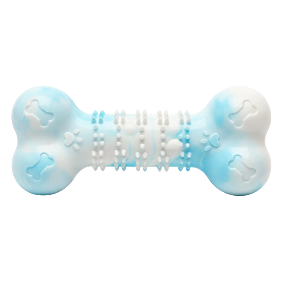 Rubber Pet Toys Bite Resistant Dog Chew Toys with Bones.