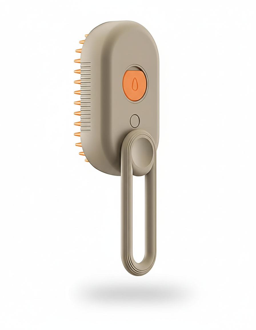 Hair Removal Steam Brush Grooming Tool with Self.