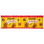 Packaging of Orlando Chewing Sticks for dogs with a red and yellow design.