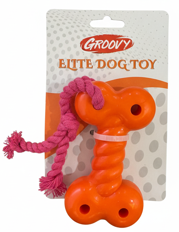 Groovy Elite Dog Toy Bone Small