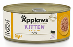 Applaws Natural Kitten Chicken Wet Cat Food in Jelly 70g.