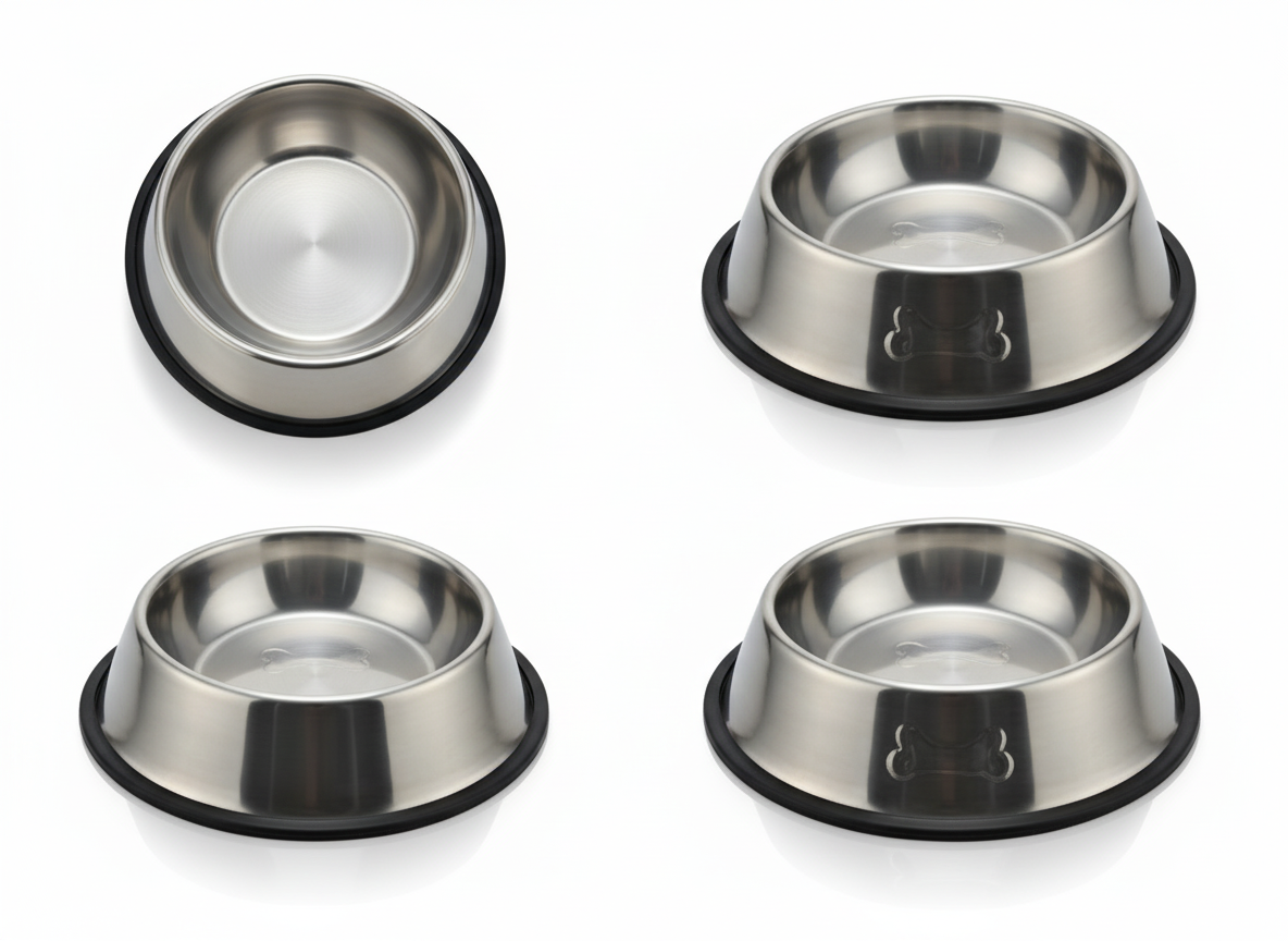 Stainless Steel Bowl for Cats andMedium Dogs.