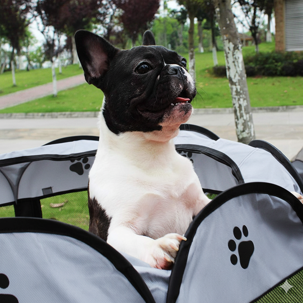 Pet Tent for Cats and Small Dogs Gray Small 73x73x43 cm.