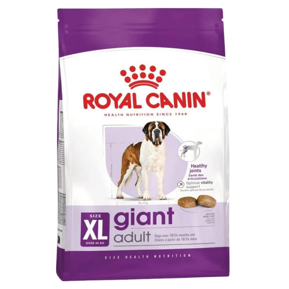 Royal Canin Giant X-Large Breed Adult Dog Food.