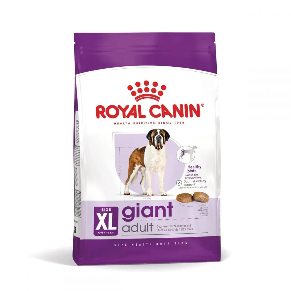 Royal Canin Giant X-Large Breed Adult Dog Food.