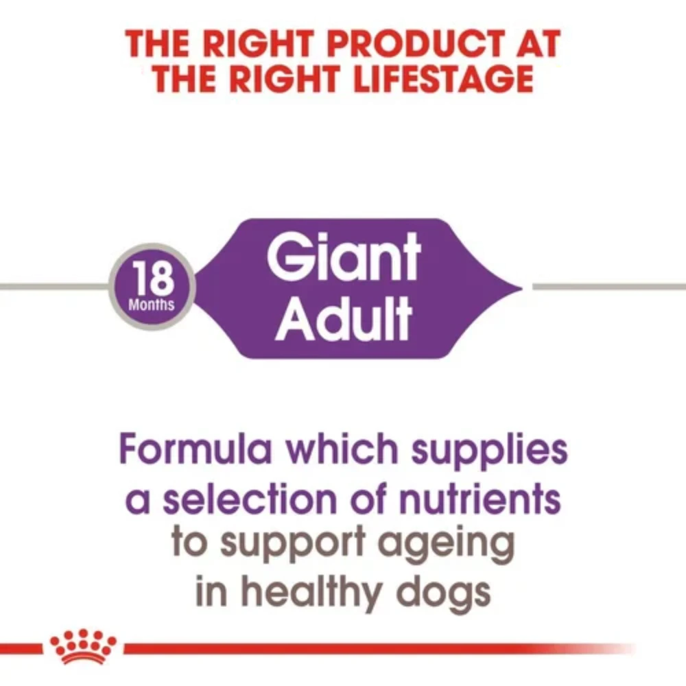 Royal Canin Giant X-Large Breed Adult Dog Food.