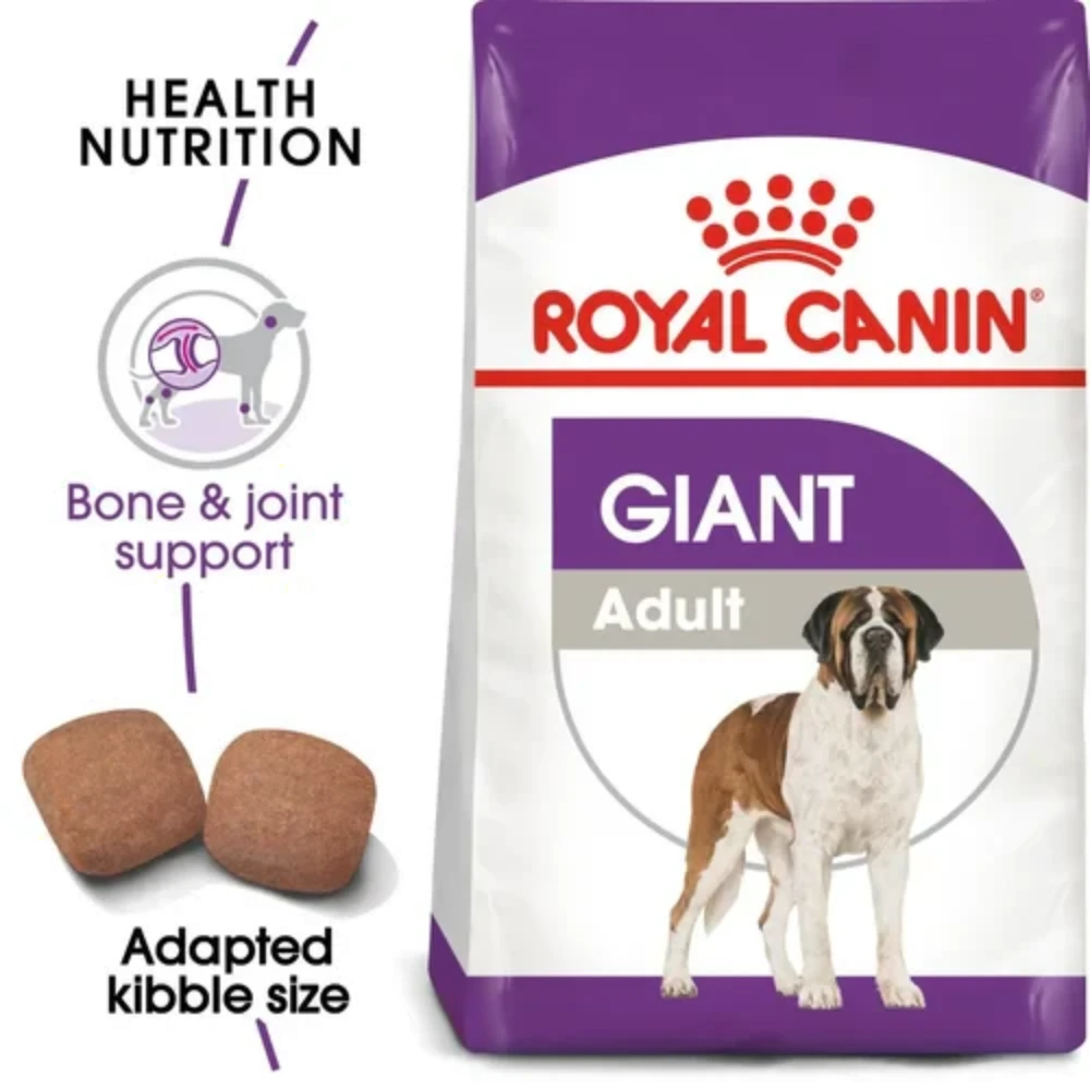 Royal Canin Giant X-Large Breed Adult Dog Food.