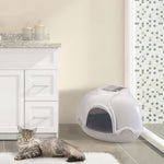 Imac Ginger Corner Enclosed Litter Box 40 Cm * 50 Cm Petfast.shop Petfast.shoppetfast.shop Egypt PIM5898S Pink 2350.00