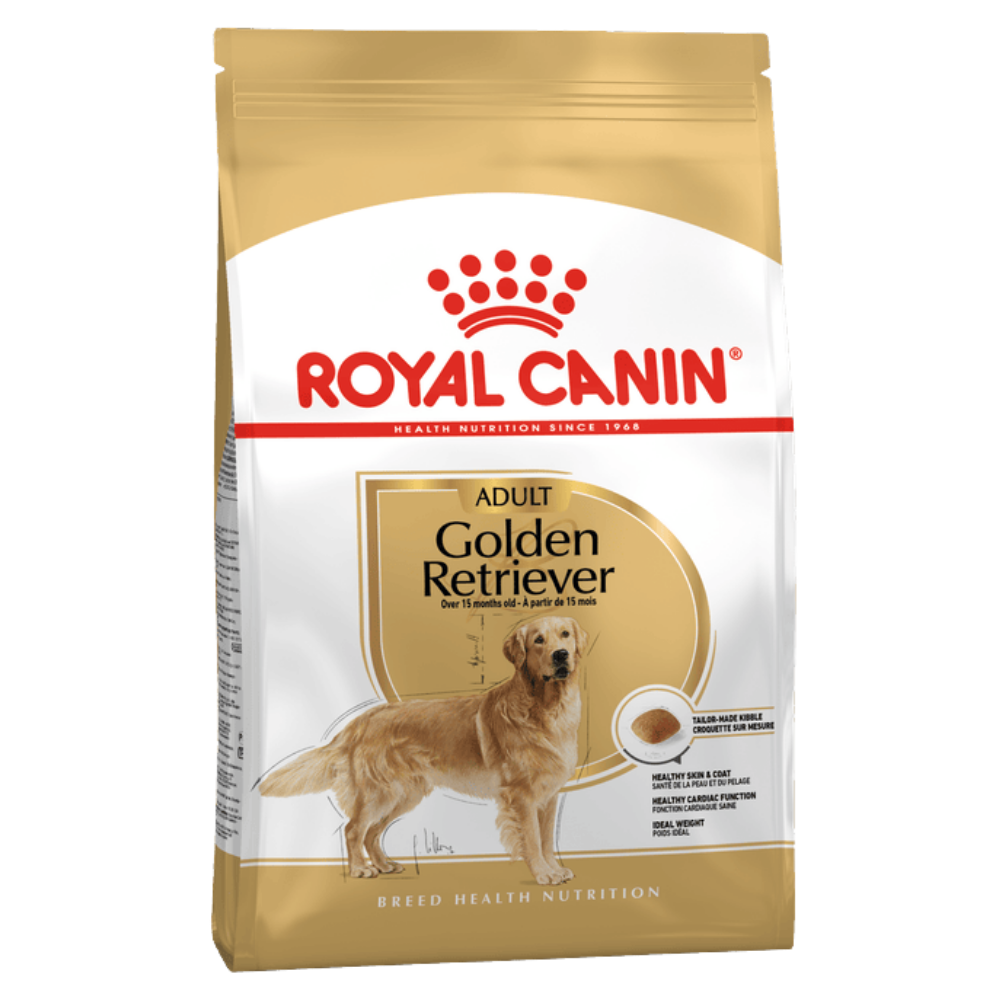 Royal Canin Golden Retriever Adult Dog Food.