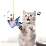 Squeaky Birds Cat Toys Simulated Elastic Birds.