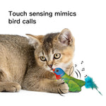 Squeaky Birds Cat Toys Simulated Elastic Birds.