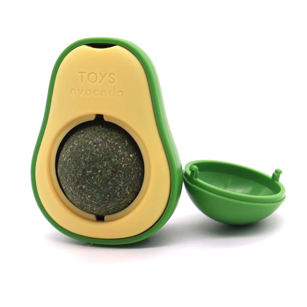 Natural Avocado Cat Ball with Catnip.