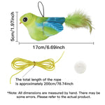 Squeaky Birds Cat Toys Simulated Elastic Birds.