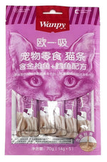 Wanpy Creamy Treat for Cats 70g - 5 peices - tuna & cod formula.
