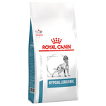 Royal Canin Hypoallergenic All Breeds Adult Dog Food.
