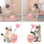 Cartoon Cat Head Tumbler Toy.