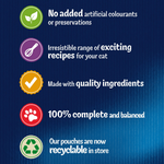 Felix Doubly Delicious Cat Wet Food with Beef & Poultry 85g