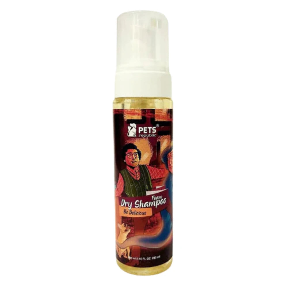 PETS Republic Foam Dry Shampoo Be Delicious 250ml.