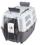Skudo Black and Gray Pet Carrier Crate Size 7.