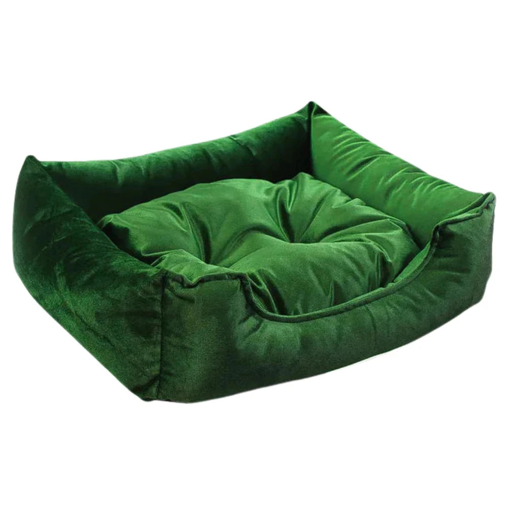 Petmoda Velvet Bed X Large 80*65 - Green.