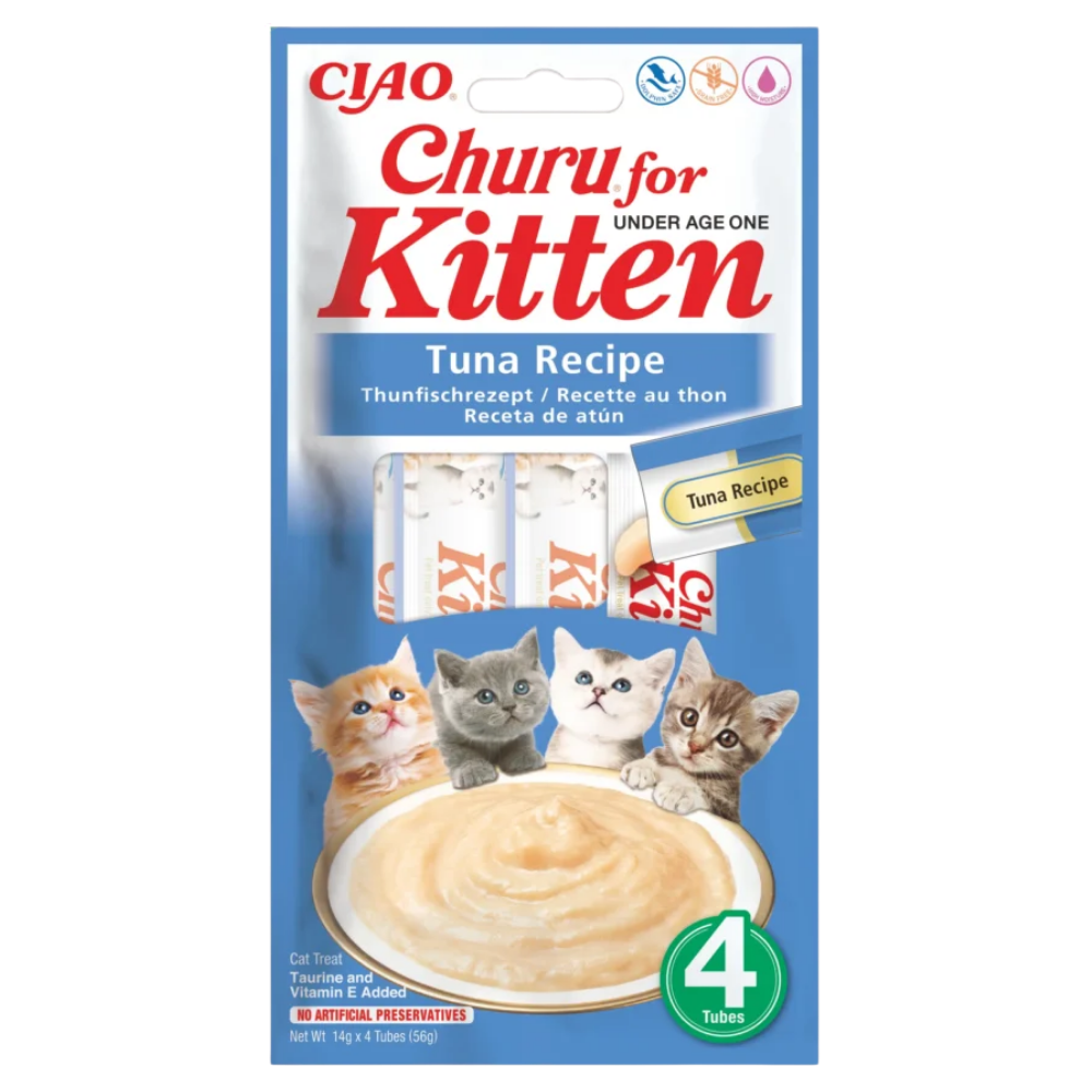 Churu Tuna Recipe For Cats Tubes 56g