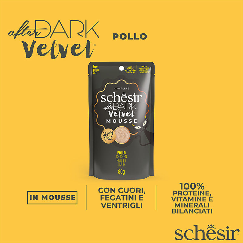 Schesir after dark Pollo in mousse 80g in busta.