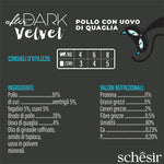 Schesir after dark Pollo con uovo di quaglia in mousse 80g in busta.
