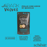 Schesir after dark Pollo con uovo di quaglia in mousse 80g in busta.