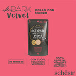 Schesir after dark Pollo con manzo in mousse 80g in busta.