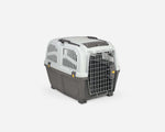 Skudo Black and Gray Pet Carrier Crate size 4.