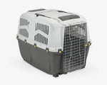 Skudo Black and Gray Pet Carrier Crate Size 7.