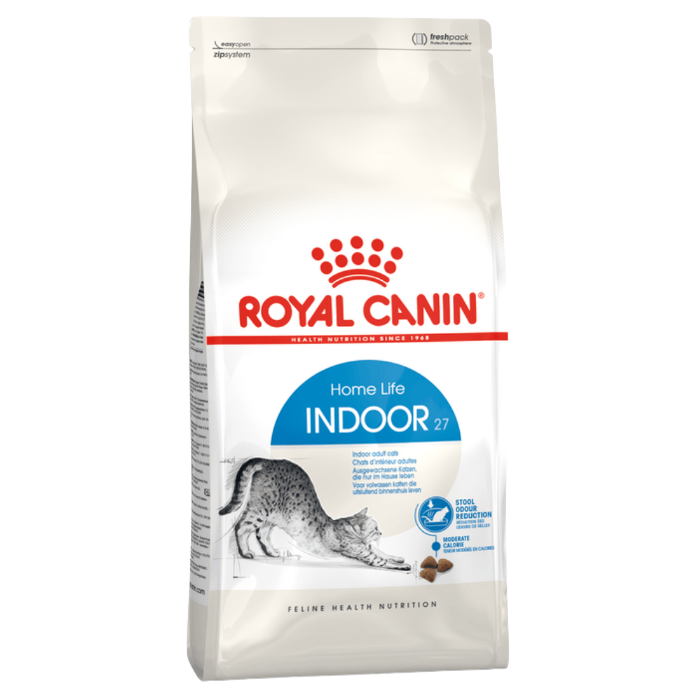 Royal Canin Indoor 27 All Breeds Adult Cat Food.