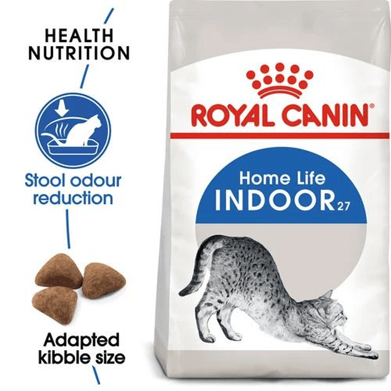 Royal Canin Indoor 27 All Breeds Adult Cat Food.